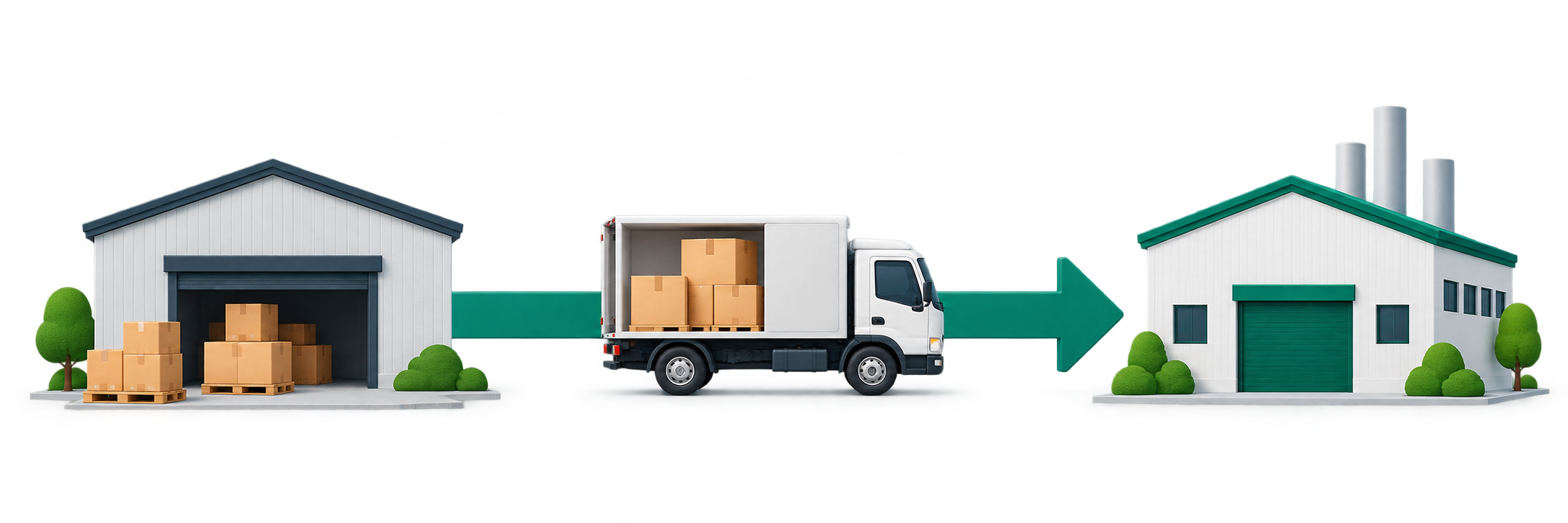 Fluxo de coleta: Fornecedor, transporte e Midori